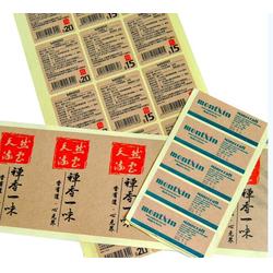 牛皮纸不干胶标签 竣彩印刷厂家直销 牛皮纸不干胶标签印刷厂家